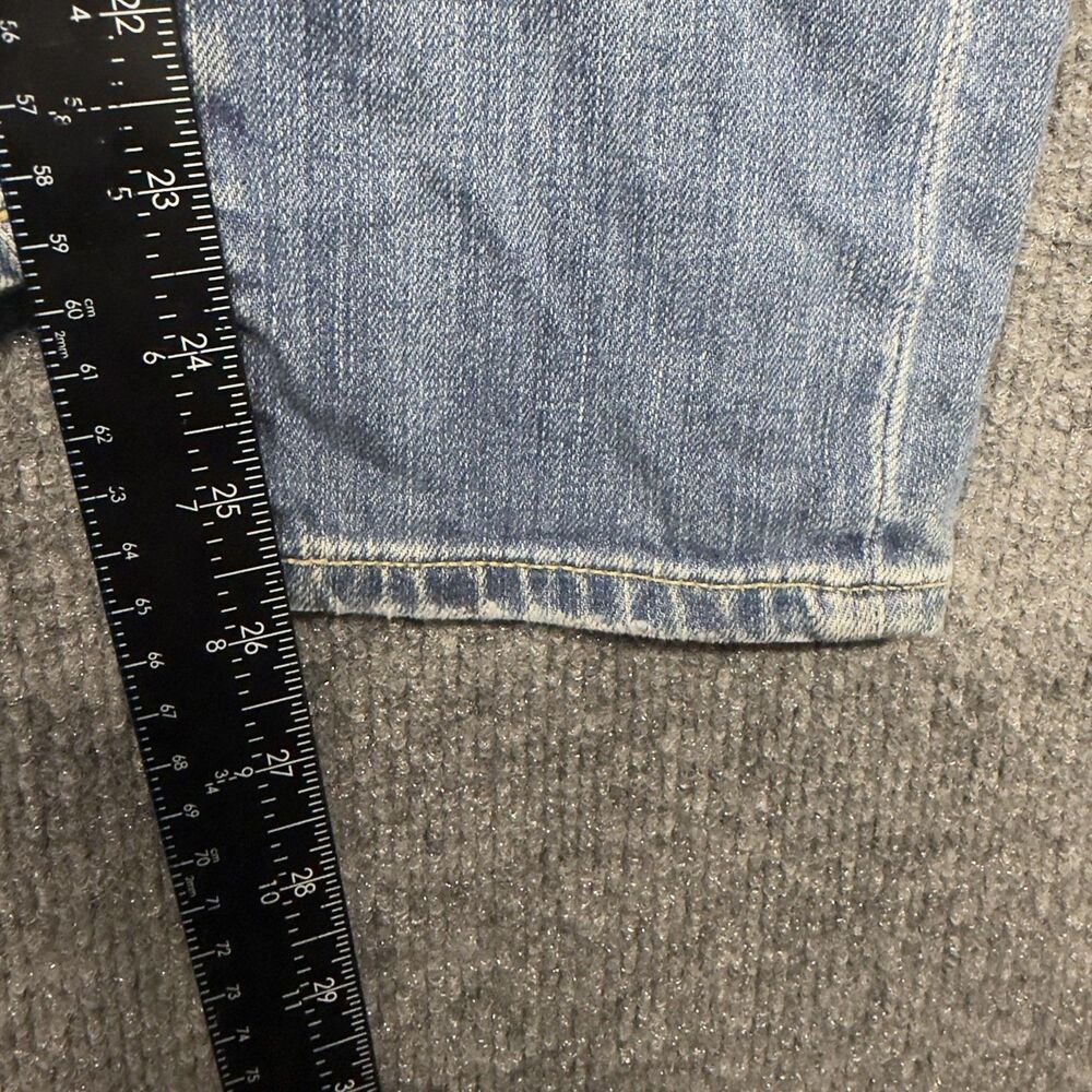 Denim & Supply Ralph Lauren Crop Skinny Jeans Women 30(32) Blue Star Distressed - Picture 10 of 15